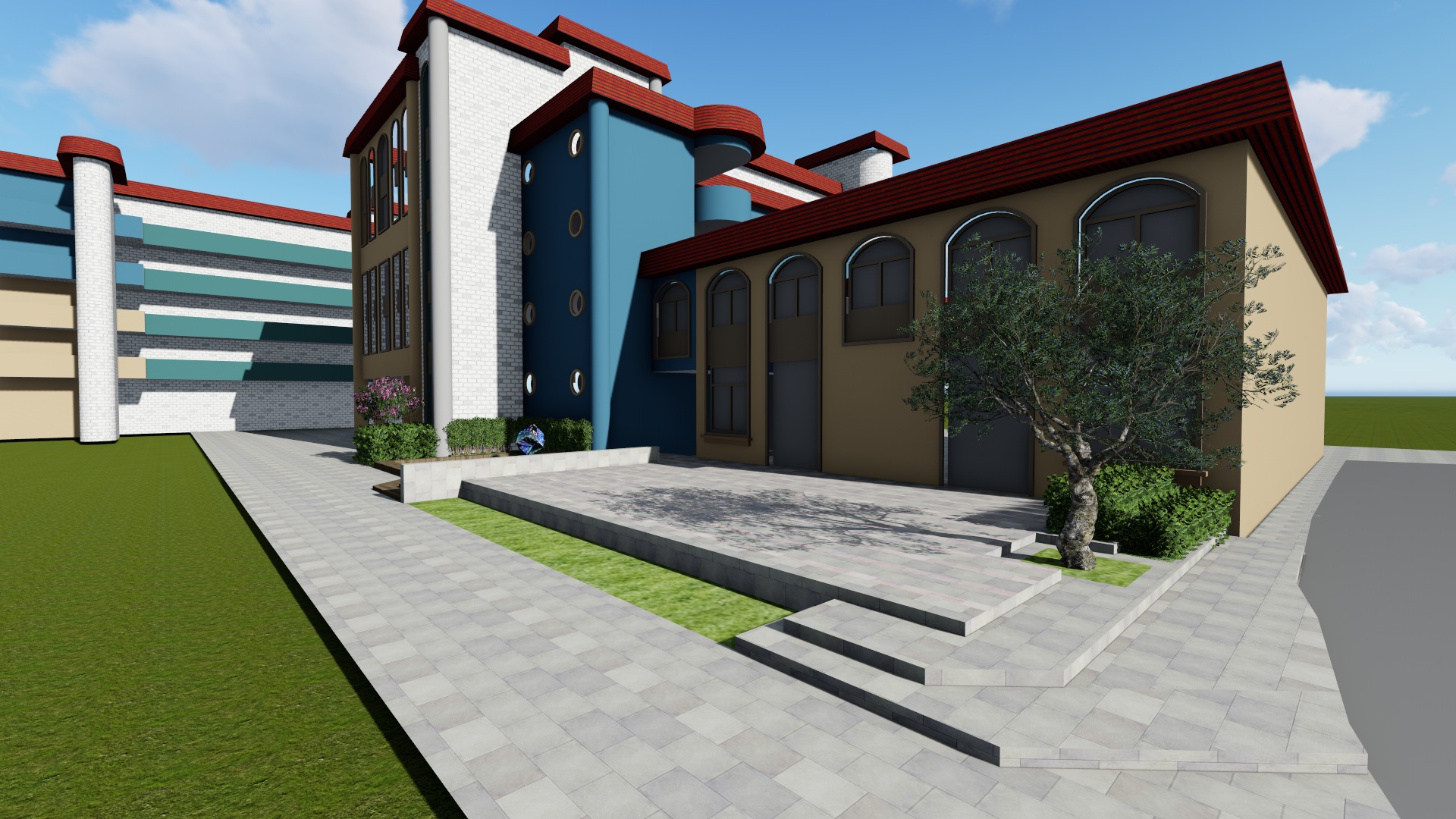 羅芳小學建筑外立面優(yōu)化